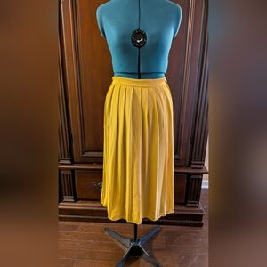 Modcloth Mustard A-Line Skirt